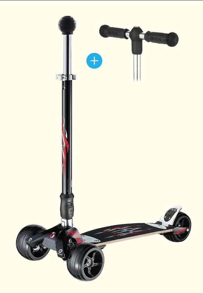 Folding Monster Kickboard Interchangeable Scooter Review