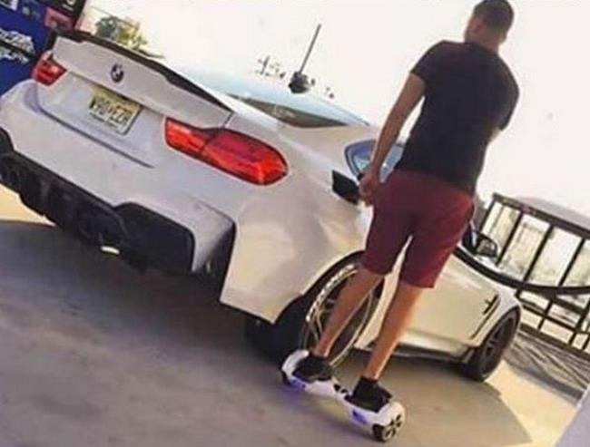 Make sure you have lots of things to grab on to like a car when learning to ride